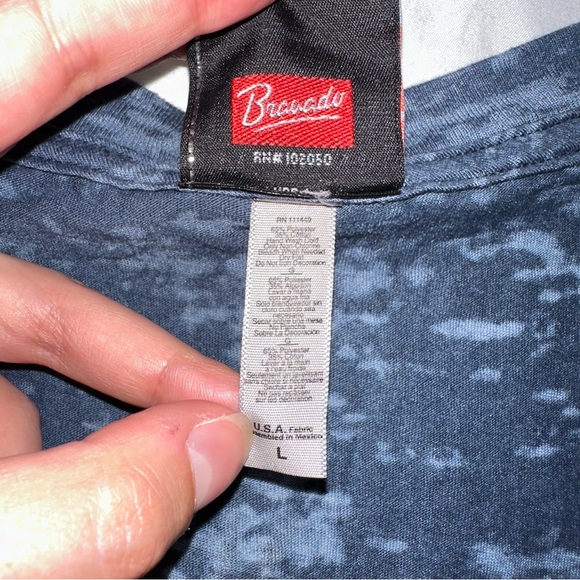 Harley Davidson | 2013 Sturgis Badlands BlackHills South Dakota Rally V Neck Tee - Picture 11 of 15